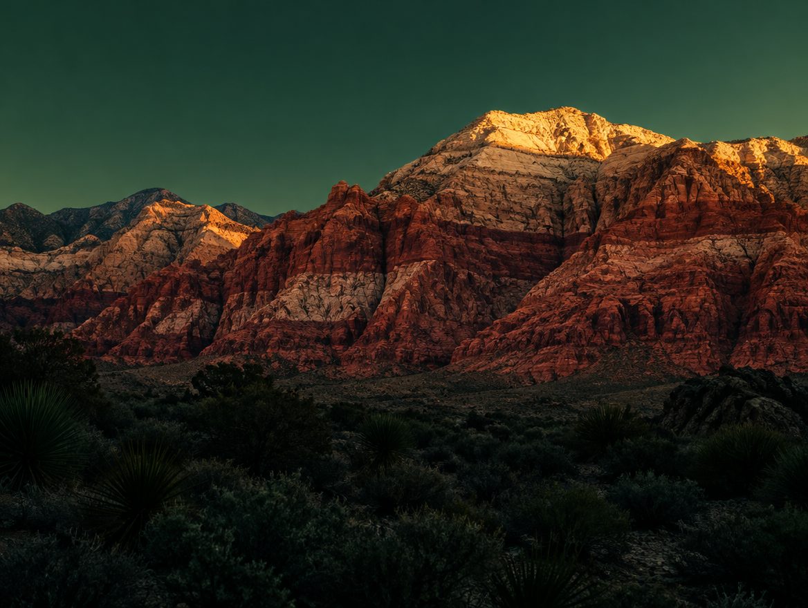 Red Rock Canyon at first light